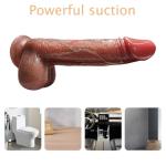 8.6 Inch New Remote Control Thrusting Realistic Silicone Strong Suction Cup Powerful 8 Modes Adult Tools for Women Hands Free Play Automatic Electric Machine Flexible Sensory Toys