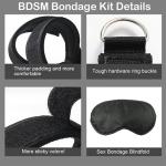 BDSM Sex Bed Restraints for Ankles and Wrist Bar Couple Fuzzy Handcuffs for Grownups Bedroom Bondaged Tie Downs Kit Bondage Gear & Accessories Sex Hand Cuff Bracelets Sex Tie Up Set Women Sweater