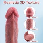 Remote Control Realistic Adult for Women Today Silent Thrusting Stimulation with Strong Suction Cup for Hands Free Play Electric Machine Tool for Women Pleasure 9 Powerful Modes 15