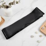 Soft Black Satin Eye Mask, Eye Mask Blindfold for Women Men Comfortable Satin Sleep Masks Silk Satins Blindfold Sleep Masks Eyes Cover Silk Sleeping Blind Folds for Night Sleeping Travel