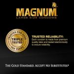TROJAN Lubricated Magnum Condoms XL Large Size - 12 Count