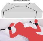 BDSM Sex Toys Bondage Rope Kit Blindfold Bed Restraints Sex Fuzzy Fluffy Hand Cuff Set Handcuffs for Adults Grownups Bedroom Thigh Restraints Bondaged Tie Downs Kit Bondage Gear & Accessories Sweater