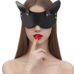 Sekexi Sexy PU Leather Half Face Mask Cat Masquerade Eye Mask BDSM Bondage Cosplay Mask Halloween Valentine's Day Fun Accessories