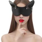 Sekexi Sexy PU Leather Half Face Mask Cat Masquerade Eye Mask BDSM Bondage Cosplay Mask Halloween Valentine's Day Fun Accessories