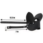 Sekexi Sexy PU Leather Half Face Mask Cat Masquerade Eye Mask BDSM Bondage Cosplay Mask Halloween Valentine's Day Fun Accessories