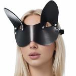 Sekexi Sexy PU Leather Half Face Mask Cat Masquerade Eye Mask BDSM Bondage Cosplay Mask Halloween Valentine's Day Fun Accessories