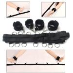 SPERIKTU BDSM Sex Bed Bondage Restraints Kit Toys Blindfold Fuzzy Hand Cuff Set Handcuffs for Adults Grownups Bedroom Bondaged Tie Downs Kit Bondage Gear & Accessories Sex Hand Cuff Bracelets Sweater