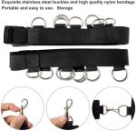 SPERIKTU BDSM Sex Bed Bondage Restraints Kit Toys Blindfold Fuzzy Hand Cuff Set Handcuffs for Adults Grownups Bedroom Bondaged Tie Downs Kit Bondage Gear & Accessories Sex Hand Cuff Bracelets Sweater