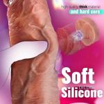 Jugete Xeso para Adultos Grandes, 9X Vibration & 3X Thrusting & Heating Mode, Flexible Quiet Rose Toy Y03D