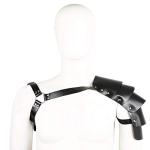 Harness Body Chest Half Harness Erotic Men Gay Fetish Shoulder Strap Belt Sexy Chest Harness Punk Gothic Slave Bandage Slave Clubwear Shoulder Belt Chest Strap Carrying Strap,single shoulder leather