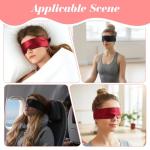 Tyqour 4 Pcs Silk Satin Blindfolds for Adult Couples, Adjustable Blindfold for Party Games, Soft Blind Folds for Adult Play, 59 Inch V-Shaped Blackout Sleep Mask for Women Men Valentine's Day Gift