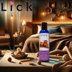 Lick Caramel Flavored Massage Oil – Warm Dessert Edible Massage Oil with Vitamin E, Smooth Body-Safe Texture for Intimate Couples Massage & Relaxation, 4 oz