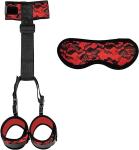 Sex Tie Downs Ankle Wrist Cuffs Restraints Sex Bed Set Hog Tie Bondaged Kit Adjustable Bondage Gear & Accessories BDSM Neck to Wrist Bondage Restraints,SM Games for Couple Sweater 18Nm