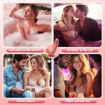 New Rabbit Ear Amusement Toy Automatic Control Adult Female Toy 6 inch Realistic Silicone DIido with Strong Suction Cup Suitable for Hands Free Games - Soft Sensory Accessories Portable Gift (flesh7)