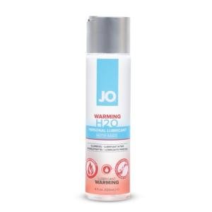 JO H₂O Warming Lube – Water Based Warming Personal Lubricant for Couples & Intimacy – 4 fl oz