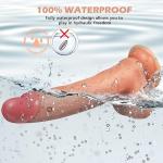 New Toys for Women Adult Toy for Women Realistic Silicone Wand Thrusting Stimulation with Strong Suction Cup for Hands-Free Play Electric Adult Tools for Women Waterproof Pleasure Toys