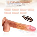 New Toys for Women Adult Toy for Women Realistic Silicone Wand Thrusting Stimulation with Strong Suction Cup for Hands-Free Play Electric Adult Tools for Women Waterproof Pleasure Toys