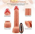 New Toys for Women Adult Toy for Women Realistic Silicone Wand Thrusting Stimulation with Strong Suction Cup for Hands-Free Play Electric Adult Tools for Women Waterproof Pleasure Toys