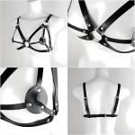 Punk Leather Belts for Women Body Waist Chain Harness BDSM Lingerie Bondage Belt Goth Fashion Accessories，bondage harness，harness top，body harness women goth，harness belts for woman