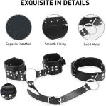 Sex Resistance Bands Women Bed Bondage Restraints Rope Kit Sex Leather Bondage Gear & Accessories Toys Straps Cuffs Furniture Sexy Fuzzy Handcuffs Hand Cuff Set for Adults Grownups Bedroom Sweater