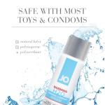 JO H₂O Warming Lube – Water Based Warming Personal Lubricant for Couples & Intimacy – 4 fl oz