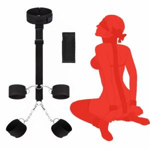 GAOLUWAN Bdsm Sex Bed Bondage Restraints Rope Kit Set Toys Bondage Gear & Accessories Handcuffs for Grownups Bedroom Bondaged Bed Tie Downs Sex Fuzzy Hand Cuff Set Bracelets for Adults Bedroom Sweater