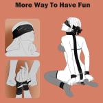 GAOLUWAN Bdsm Sex Bed Bondage Restraints Rope Kit Set Toys Bondage Gear & Accessories Handcuffs for Grownups Bedroom Bondaged Bed Tie Downs Sex Fuzzy Hand Cuff Set Bracelets for Adults Bedroom Sweater