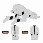 GAOLUWAN Bdsm Sex Bed Bondage Restraints Rope Kit Set Toys Bondage Gear & Accessories Handcuffs for Grownups Bedroom Bondaged Bed Tie Downs Sex Fuzzy Hand Cuff Set Bracelets for Adults Bedroom Sweater