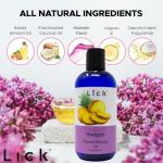 Lick Pineapple Passion Flavored Massage Oil – Sweet, Tropical, Body Safe for Intimacy & Romance, 8 oz