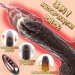 Thrusting Dilbo Virabtor Adult Toy for Women 9.05 Inch Realistic Silicone Dick with Strong Suction Cup for Hands-Free Play - mLBc5