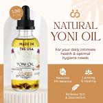 USA Made Yoni Oil, Restores pH Balance, Relieves Drynesss Mint Fresh Feminine Care Oil, Reduces Odor, All Natural, Herbal Yoni Blend Tea Tree, Mint, Lemongrass, Jasmine & Chamomile