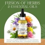 USA Made Yoni Oil, Restores pH Balance, Relieves Drynesss Mint Fresh Feminine Care Oil, Reduces Odor, All Natural, Herbal Yoni Blend Tea Tree, Mint, Lemongrass, Jasmine & Chamomile