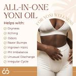 USA Made Yoni Oil, Restores pH Balance, Relieves Drynesss Mint Fresh Feminine Care Oil, Reduces Odor, All Natural, Herbal Yoni Blend Tea Tree, Mint, Lemongrass, Jasmine & Chamomile