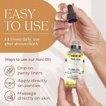 USA Made Yoni Oil, Restores pH Balance, Relieves Drynesss Mint Fresh Feminine Care Oil, Reduces Odor, All Natural, Herbal Yoni Blend Tea Tree, Mint, Lemongrass, Jasmine & Chamomile