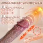 2025 New Adult Tools for Women with 7 Thrusting Modes Womens Toy with Heating Function for Men and Female Pleasure Adult Toys USB Rechargeable Waterproof Gifts for Women P98D