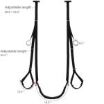 Sex Furniture Door Swing for Adults Bedroom Hold to 300Lbs Sex Furniture for Couples Doorway Bondage Gear & Handcuffs for Grownups Bedroom for Couples Adult Swing Yoga Sweater FJ3