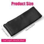 cobee 2 Pcs Blindfold and Hand Ties for Bedroom, Blockout Satin Sleep Mask Adjustable Sleeping Blind Folds Eye Mask Blindfold for Adult Couples Nap Yoga Travel Night Sleeping(145cm/57inch)