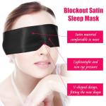 cobee 2 Pcs Blindfold and Hand Ties for Bedroom, Blockout Satin Sleep Mask Adjustable Sleeping Blind Folds Eye Mask Blindfold for Adult Couples Nap Yoga Travel Night Sleeping(145cm/57inch)