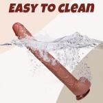 Squirting Adult Tool Realist Big, Lifelike Realistic Soft Flexiabl Dilbo (HOR-16.9")