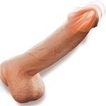 2026 Adult Tools for Women and Beginner 9 Inch Thrusting Stimulation Realistic Silicone Womens Toys Classic Wand with Strong Suction Cup for Hands-Free Play Outdoors or at Home HED15