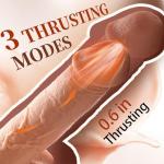 2026 Adult Tools for Women and Beginner 9 Inch Thrusting Stimulation Realistic Silicone Womens Toys Classic Wand with Strong Suction Cup for Hands-Free Play Outdoors or at Home HED15