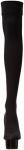 Ellie Shoes Women's 609-Ski Stiletto Stretch Lycra Thigh High Boot, Black, 10 M US