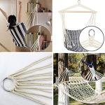 Yinpecly Stainless Steel O Ring 40mm(1.57") Outer Diameter 6mm Thickness Strapping Welded Round Rings 8pcs