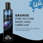 Wet Uranus Silicone-Based Anal Lube for Men, Women & Couples, Long-Lasting & Water-Resistant Premium Personal Sex Lubricant - Safe to Use with Latex Condoms - Non-Sticky & Hypoallergenic (3 Fl Oz)