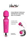 VibeMax Rechargeable Personal Massager - Powerful Multi Speed Vibration - Whisper Quiet - Waterproof - for Muscle Tension Relief - Pink