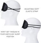 Mudder Blindfold Eye Mask Shade Cover for Sleeping with Nose Pad, 10 Pack