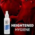 Adam & Eve Sex Toy Cleaner, 4 In 1 Pure And Clean Misting Spray, Fast Acting Misting Spray For Adult Toys, Vibrators, Dildos, Fresh Scent, Water Based Formula Perfect for Gifting, No Residue, 4 oz