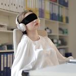 2Pcs Satin Eye Mask Sleep Mask, Adjustable Blindfold Soft Satin Eye Covers Valentine's Day Gift for Travel, Nap, Meditation,157cm/62inch (Black+Pink)