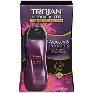 TROJAN Lubricants Arouses and Intensifies, Personal Lubricant, Silicone Personal Lube, 3 fl oz