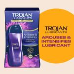 TROJAN Lubricants Arouses and Intensifies, Personal Lubricant, Silicone Personal Lube, 3 fl oz
